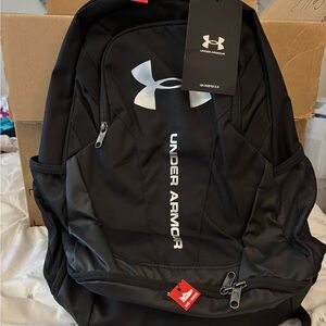 Under Armour Black Backpack - hustle 3.0